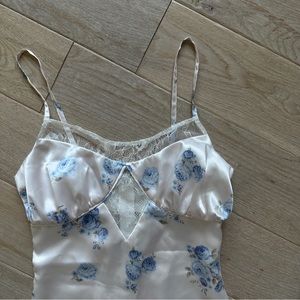 Danielle Guizio Floral Slip Dress